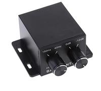 predolo Amplificador Regulador de Audio para Coche, Amplificador de Vídeo, Altavoz, Subwoofer de Graves, Controlador Cruzado, Regulador, Estilismo para Coche