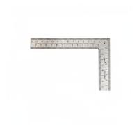 predolo Ángulo de Medición de Acero Inoxidable Gruesa Ángulo Medición en Forma L Resistente a la Corrosión Regla Perpendicular para Ebanistas, Plateado, 150x100mm Grosor 1.2mm