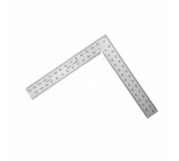 predolo Ángulo de Medición de Acero Inoxidable Gruesa Ángulo Medición en Forma L Resistente a la Corrosión Regla Perpendicular para Ebanistas, Plateado, 150x150mm Grosor 2mm