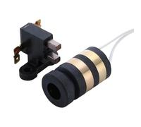 predolo Anillo Colector de Cobre de 2 Vías, Cepillo de Carbón Resistente para Accesorios de Máquina de Algodón de Azúcar