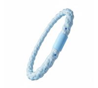 predolo Aro Blando Flexible Masaje 360° Aro de Cintura Lastrado Ajustable de Cintura Desmontable para Casa, Azul Hielo, Moldeado Ligero Avanzado, 5 Libras, Sugerido para 90-140 Libras