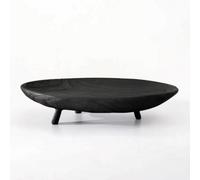 predolo Banja Ovalada corativa Versátil para coración l Hogar, Negro, Grande 45cm Largo X 25cm Ancho X 8cm Alto