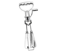 predolo Batidora de huevos manual, mezcladora manual, de calidad, práctica, de acero inoxidable, herramienta de cocina portátil.