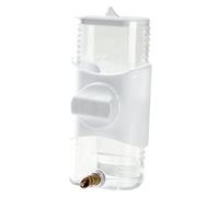 predolo Bebedero para pájaros, Bebedero para Loros, práctico Recipiente para Beber Menos desorden para Animales pequeños, Conejo, Blanco
