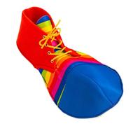 predolo Big Head Clown Shoes Cosplay Suministros de Calzado Fiestas de Vacaciones Accesorios de Disfraces Divertidos para Adultos para Adultos, Patrón de Rayas, Pequeño
