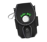 predolo Bolsa para Pelotas de Golf, Bolsa de Transporte para Pelotas de Golf, Portátil, Multifuncional, con Clip, Bolsa de Recolección con Soporte para Tees, Negro