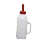 predolo Botella de Ternera de 2l -para Comer Leche con Mango con Ganado con Vacas con de Lactancia Desde El Pezón, Pezón de 7.5 Cm