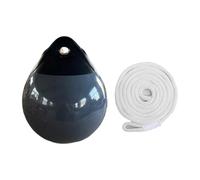 predolo Boya Redonda para Barco, Ancla, Multiusos, Ligera, con Cuerda, para, Fondeo, Yate en, Cuerda Blanca