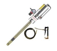 predolo Cabezal Bomba Grasa Neumático Bomba Grasa con Manómetro Robusto Engrasador para Mecánicos, Taller, 396mm, T10 Bomba De Grasa + Válvula Reguladora De Presión