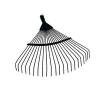 predolo Cabezal de rastrillo de jardín con mango ergonómico, 40cmX40cm