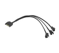 predolo Cable Divisor de Alimentación Serial ATA Cable Divisor Ventilador Serial ATA para Jugadores, 1 A 3