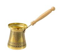 predolo Cafetera con asa Larga, Taza café, árabe o Griego para el hogar, cafetería, Oro
