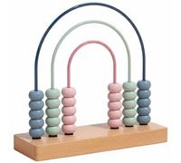 predolo Calculadora Manual de Madera Educación Temprana Juguete de Aprendizaje Educativo Bordes Lisos y Redondeados Calculador de Madera con Varillas para