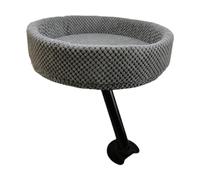 predolo Cama para Gatos con rotación de 360°, Redonda, Nido Elevado para Gatos pequeños y medianos, Hamaca para el hogar, Mesa Auxiliar, Oficina, Sala de