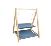 predolo Cama suspendida para, cojín Fresco para Gatos, sofá Acogedor, Azul de Doble Capa