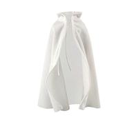 predolo Capa con Capucha a Escala 1/6, Estilo Casual, Moderno Y Elegante, Ropa para Figuras de Acción, Capa de Caballero Medieval para Figuras de, Blanco