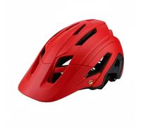 predolo Casco de Ciclismo Ligero Protector Craneal Extremadamente Ligero Accesorio Deportivo, Rojo Y Negro, Talla Única