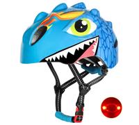 predolo Casco Dinosaurio Casco Infantil Dinosaurio Ajustable Cartoon para Niños