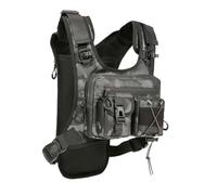 predolo Chaleco de Entrenamiento con Cremallera Y Soporte para Teléfono para Correr, Hacer Deporte, Acampar, Esquiar Y Hacer Ejercicio, Gris