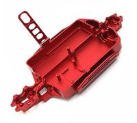 predolo Chasis de Metal para Coche RC Construcción Robusta Kit de Chasis de Mejora Alta Dureza Repuestos Modelismo para Carreras, Rojo