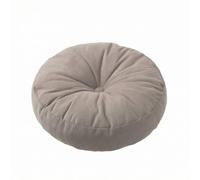 predolo Cojín Tatami Acolchado Cojín Suelo Chenilla Suave para Meditación, Amarillo Niebla, Diámetro 50 50cm No Desmontable