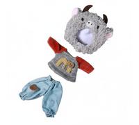 predolo Conjunto de Ropa para Muñeca OB11 Gorro Desmontable Vestido para Muñeca de 14 Cm Regalo Ideal , Vaca Linda