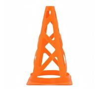 predolo Cono de Señalización Deportivo Apilable Conos de Entrenamiento Resistente a la Intemperie para Entrenadores, Niños, Naranja, 23 CM