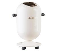 predolo Cubo de Basura con Ruedas Y Pulsador, Cubo de Papel, Elegante Y Versátil Cubo Doble para Cómoda, Blanco, Individual