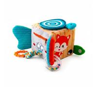 predolo Cubo de Tela para Bebé Multisensorial Juguete Estimulación Temprana Coordinación Mano-Ojo Bloque de Actividades Blando Para, Bosque