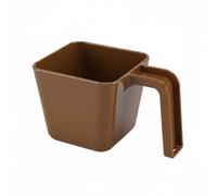 predolo Cuchara de Hielo de Plástico Diseño Cuantitativo Cuchara Medidora Cuadrado con Mango Resistente y para Baristas, Bármanes, Cafetería, Bar, Cocina, Marrón, 470ML