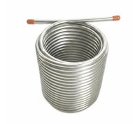predolo de Cerveza Tubo de Enfriamiento Bobina de Cerveza de Acero Inoxidable Coiled para Equipos de Limpieza Sencilla Adecuado para Fiesta