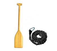 predolo de Madera Ligero Hecho a Mano para Bote Dragón, Correa Ergonómica para Adultos, Kayak, Canoa, en Río, Apto para Deportes Acuáticos.