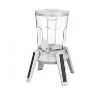 predolo Dispensador Cerveza USB Base Antideslizante Torre Dispensadora Cerveza Uso Dispensador Iluminado para Encimera, en el Hogar, Blanco, Blanco