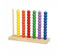 predolo Ensartador de Perlas de Colores Aprendizaje Temprano Calculador Manual Vertical Madera para Niños en Edad Preescolar, Guardería, Pequeño 0.36