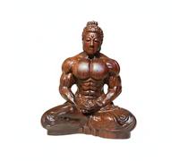 predolo Escultura Buda corativo Buda Sentado para Escritorio, Coche, 8-7-4cm, Ebony