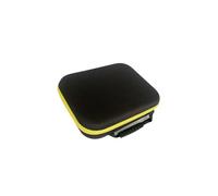 predolo Estuche de Transporte para Taladros Eléctricos, Organizador de Herramientas con Asa, Caja de Almacenamiento de Herramientas Rígida Portátil para Desto, Amarillo, 27 cm X 22 cm X 7 cm