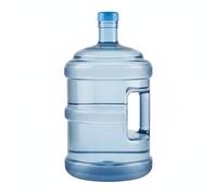 predolo Garrafón de Agua Potable Resistente a Impactos Garrafón Agua Paredes Gruesas Bidón de Plástico Reutilizable para Camping, Emergencia, Azul, S-Cal 5L