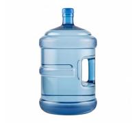predolo Garrafón de Agua Potable Resistente a Impactos Garrafón Agua Paredes Gruesas Bidón de Plástico Reutilizable para Camping, Emergencia, Azul, S-Cal 18-9l