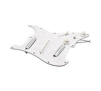 predolo Golpeador de guitarra Golpeador Piezas de instrumentos de cuerda Reemplazo práctico DIY Cerámica Cargada Precableada Accesorios, Blanco