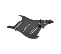 predolo Golpeador de guitarra Golpeador Piezas de instrumentos de cuerda Reemplazo práctico DIY Cerámica Cargada Precableada Accesorios, Negro