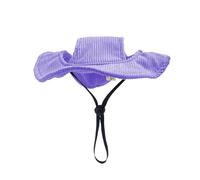 predolo Gorro de Verano para Perros, Sombrero de Sol para Cachorros con Orificios para Las Orejas, Protección Solar, Transpirable, Lindo Sombrero Tipo Cubo Pa, L