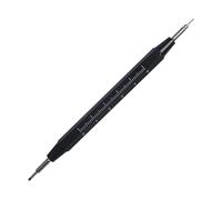 predolo Herramienta para Barra de Resorte de Reloj, Suministros para relojeros, compacta, con Escala, Herramienta de reparación de Relojes portátil Manual de, Negro