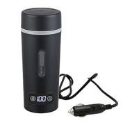 predolo Hervidor de Agua para Coche, Taza calefactora para café con Pantalla de Temperatura, práctico hervidor de Agua para Viajes por Carretera, Regalo para, 24 V para Camión