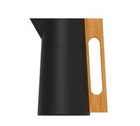 predolo Jarra Térmica Acero Inoxidable Nórdica Termo con Asa Aislada Servidor Aislado para Oficina, Array, Negro, 1.5L