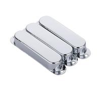 predolo Juego de 3 Cubiertas para Pastillas de Guitarra para Una Fácil Instalación Y Control Del Sonido, Plata