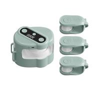 predolo Juguete Interactivo para Gato Electrónico con Sonido Realístico Accesorio Enriquecimiento Recargable USB Control Remoto para Múltiples, Verde