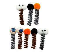 predolo Juguetes Interactivos de Primavera para Gatos de Halloween, Decoración para Gatitos, Ejercicio en Casa, 8 Uds.