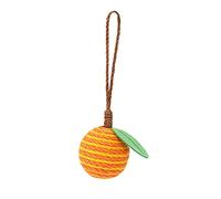 predolo Juguetes Interactivos para Gatos Acompañar La Actividad Diversión Jugar Juguetes para Gatos Pelota Masticar Gato Juguete para Mascotas Suministros Cat, Naranja 20cmx9cm