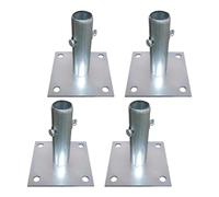 predolo La Estructura Robusta de Base El 12x12cm Del Andamio 4Pcs Fácilmente Galvanizado