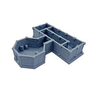 predolo Laberinto de Terreno en Miniatura, Modelo arquitectónico, Juego de Mesa de Terreno Miniatureland, miniaturas para Adultos, Plata